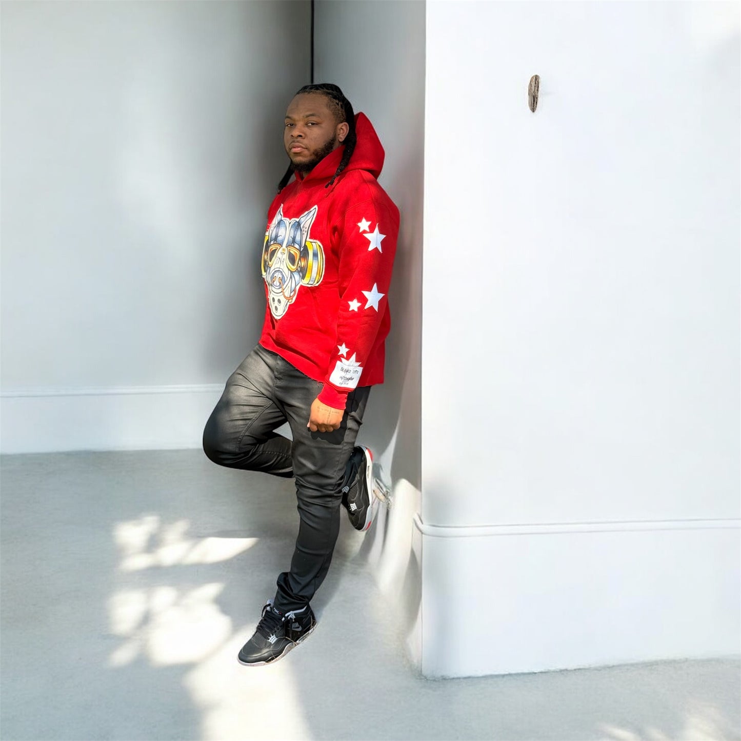 BLU Distressed Hoodie