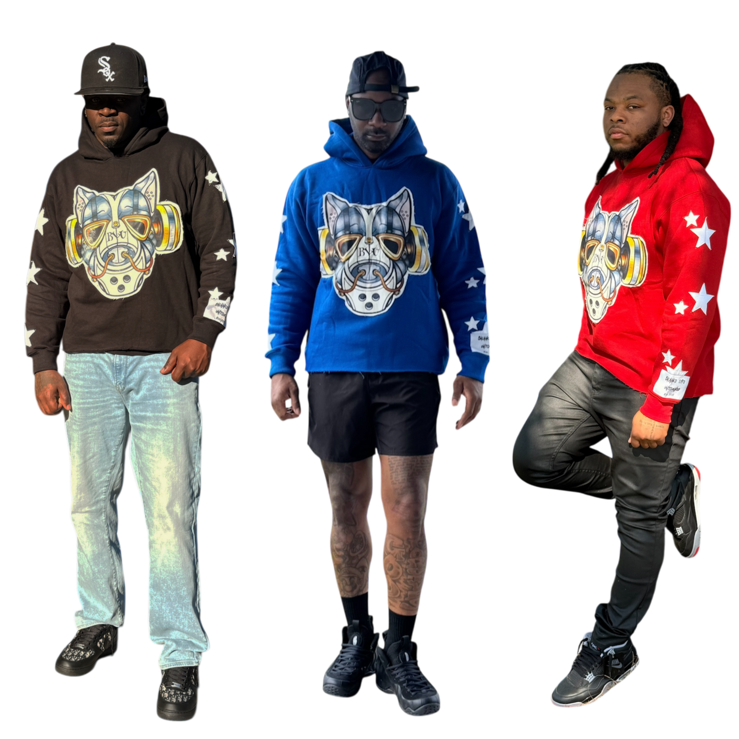 BLU Distressed Hoodie